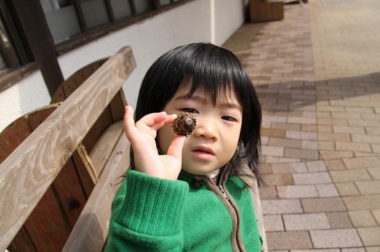 どんぐり村でどんぐり